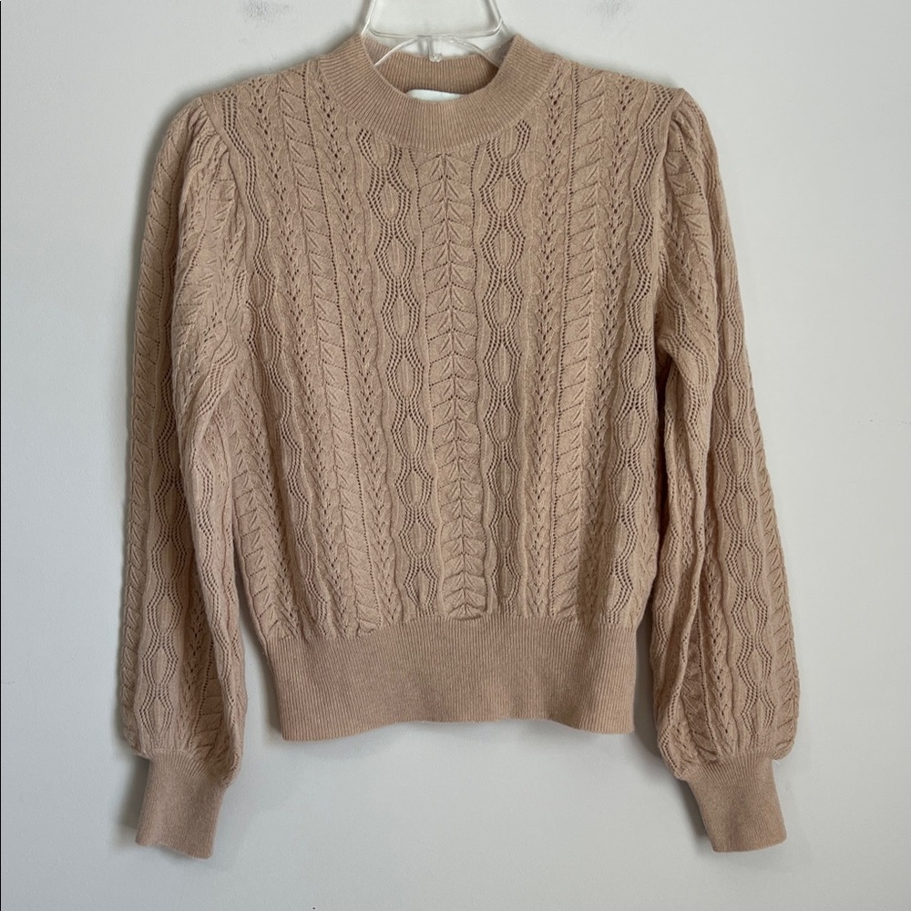 DEMYLEE x J.CREW Cable‎ Knit Soft Wool Sweater Sz XS